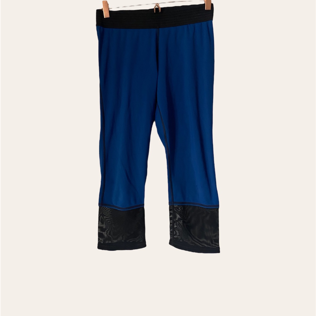 Derek Lam 10c X Athleta Mesh Detail Capri Leggings